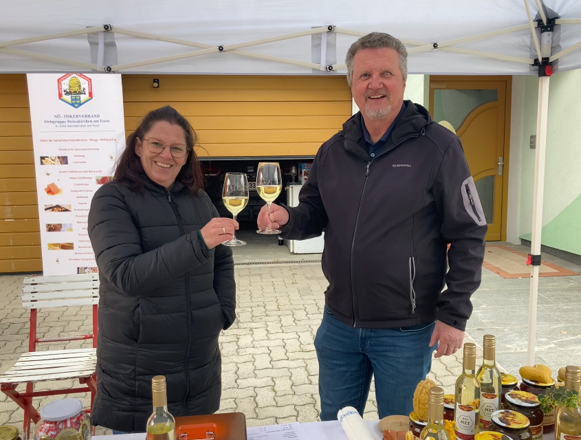 Imker beim Fühlingskirtag